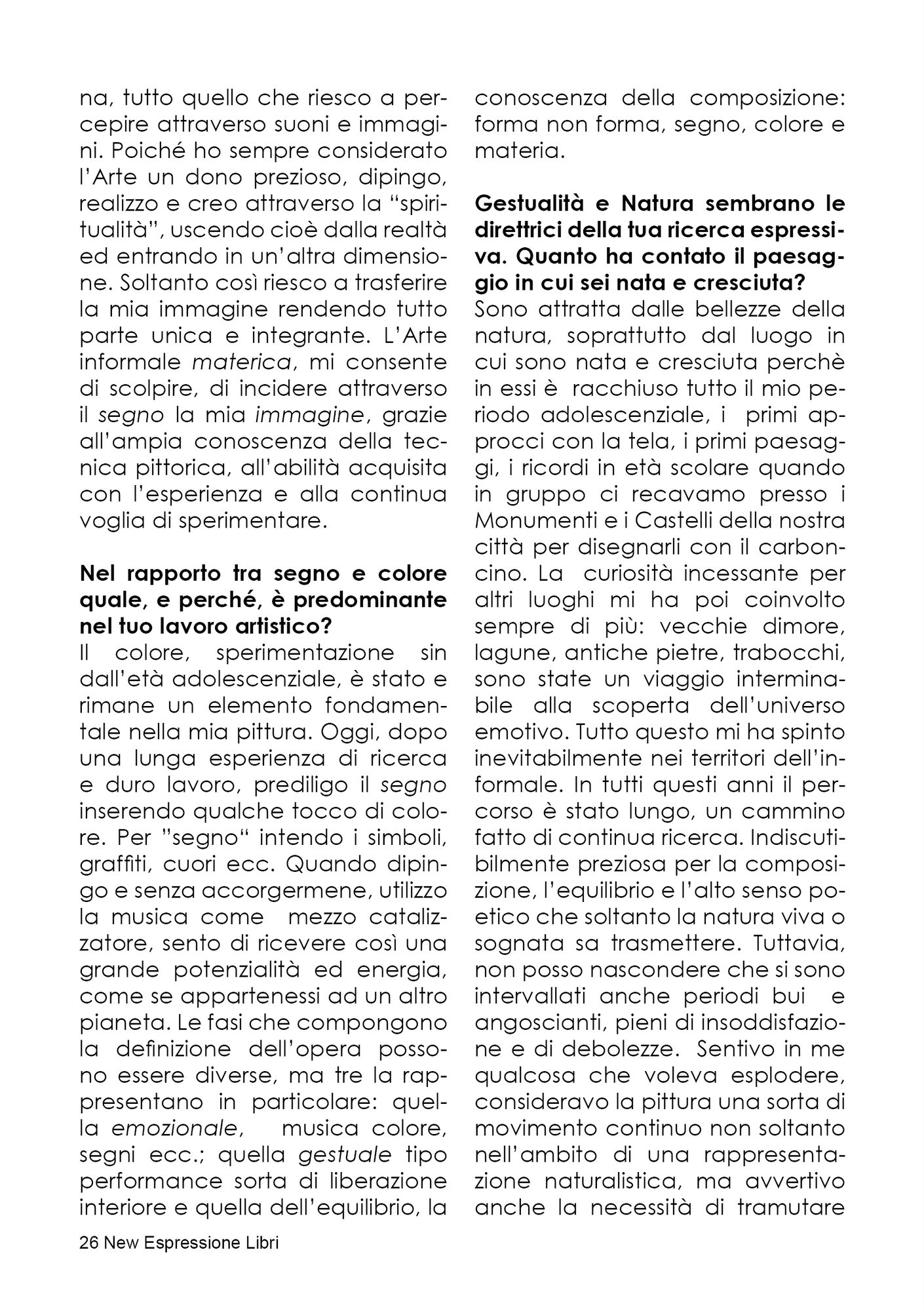 New Espressione Libri - Forma e Segno, Colore e Materia - Tiziana Ricco